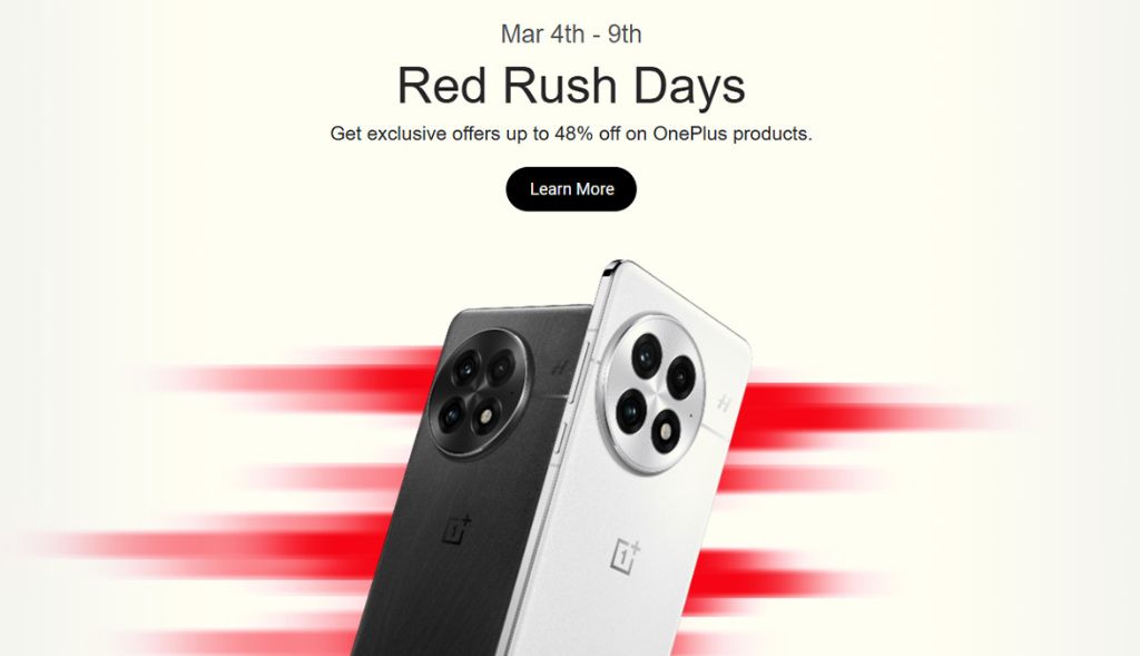 OnePlus Red Rush sale Offer 2025